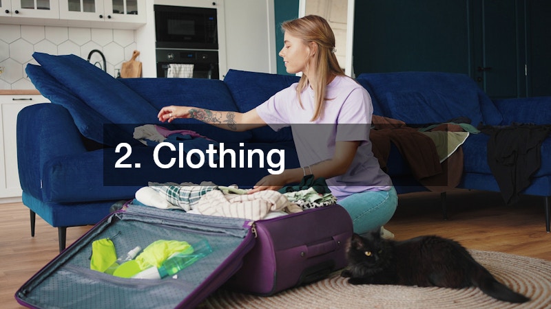 packing clothes